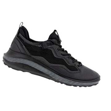 Men's Ecco St.360 Urban Sneakers Black / Grey | Canada 662QMA